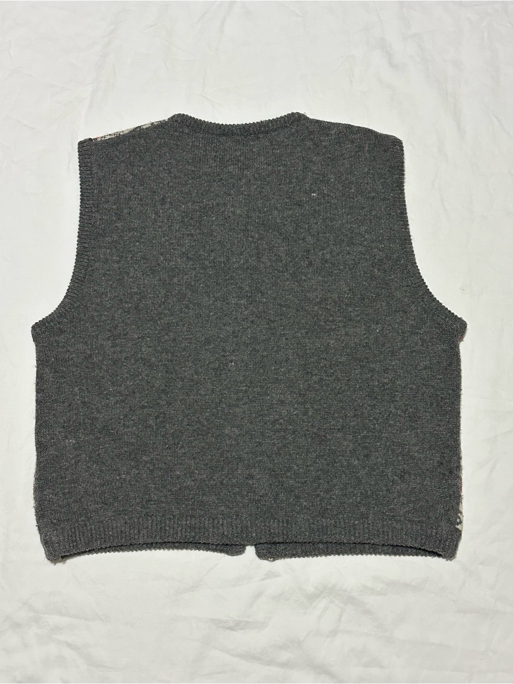 Royal Robbins 100% Wool Fair Isle Knit Button-Front Vest - Picture 5 of 6